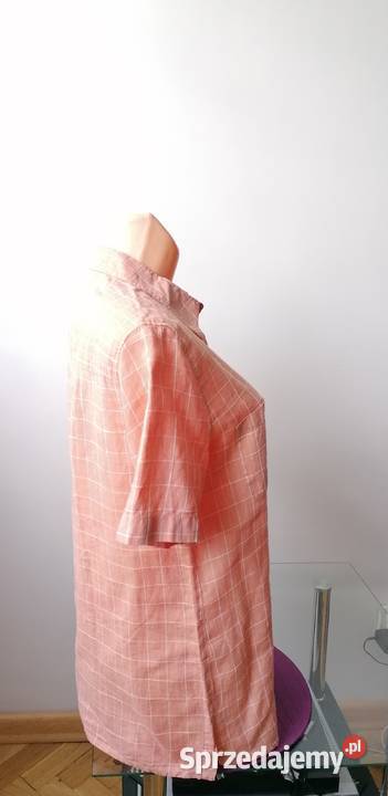 KOSZULA DAMSKA W KRATĘ MARCO PECCI R42 Rozmiar 42(XL) Łódź