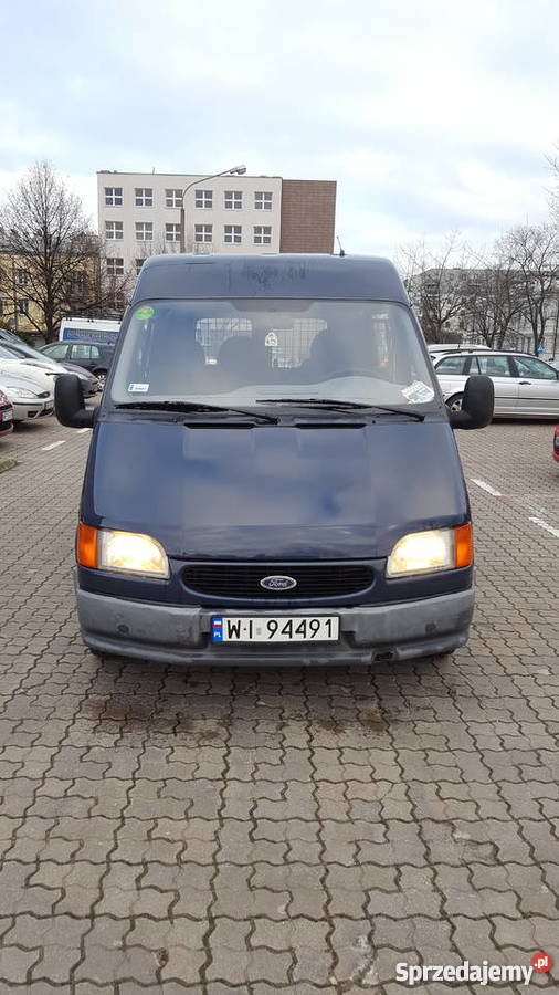 FORD TRANSIT 1997 MAŁY PRZEBIEG 1 WŁAŚCICIEL granatowy mazowieckie Warszawa