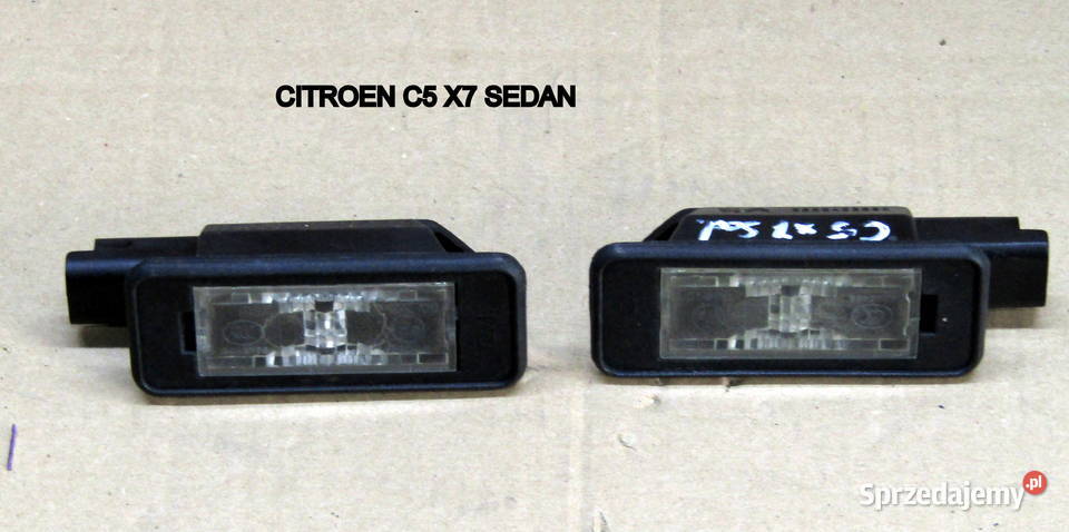 LAMKA OŚWIETLENIA TABLICY REJSTRACYJNEJ CITROEN Motoryzacja Mysłaków