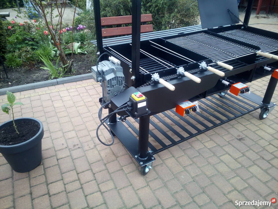 Gastronomiczny grill cateringowy GAZOWY WĘGLOWY Grillowanie Damasławek