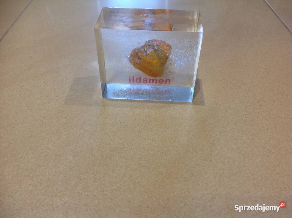 Realgar Kamień naturalny Minerał lubuskie Nowa Sól