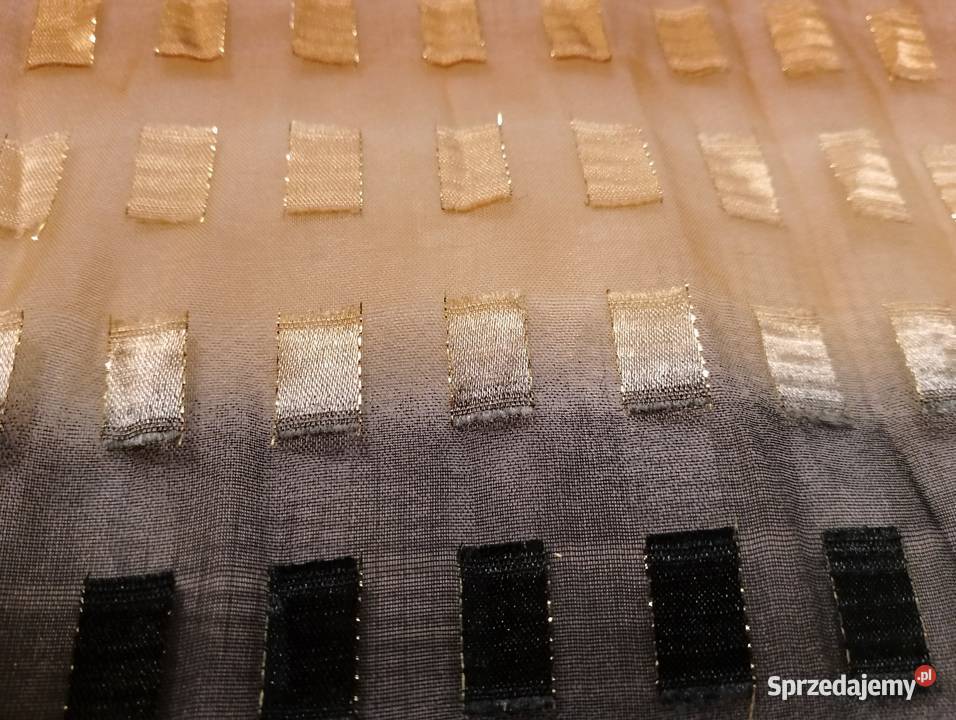 SZALIK wielobarwny delikatny szal połyskujący dł Oborniki