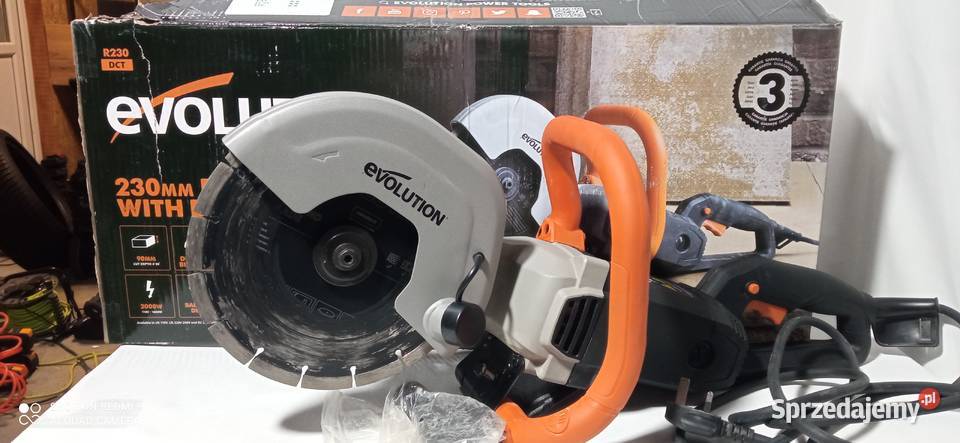 Przecinarkę do Betonu EVOLUTION 230mm 2000w 230v Piła sprzedam
