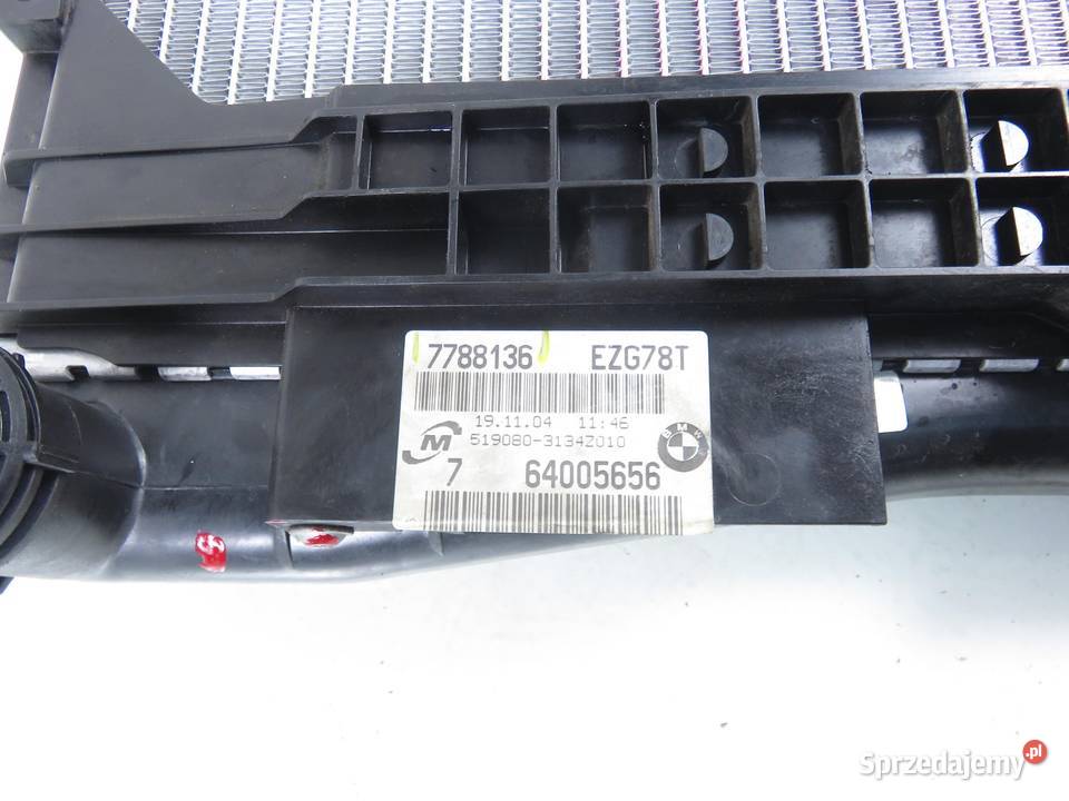 CHŁODNICA WODY BMW X3 E83 20 d 7788136