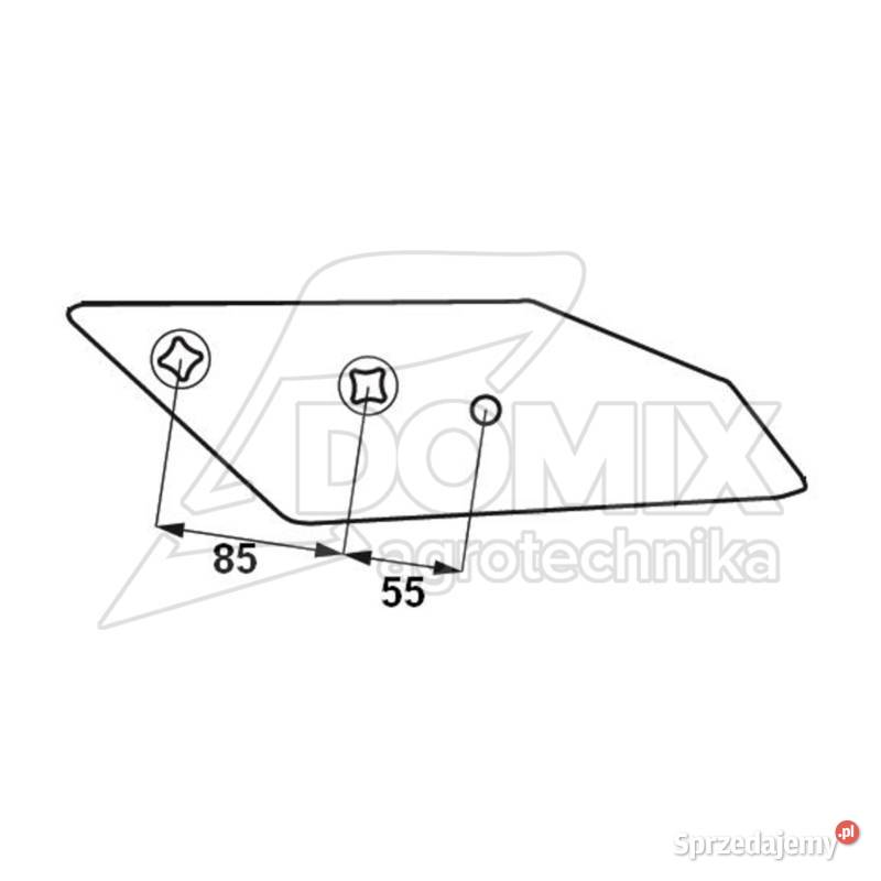 Nakładka lemiesza Lemken B2S 3364050 3364051 sprzedam