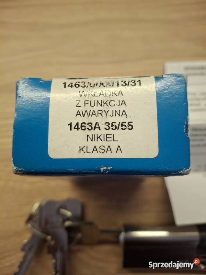 Wilka wkładka 3555 z funkcją awaryjną 5 kluczy sprzedam