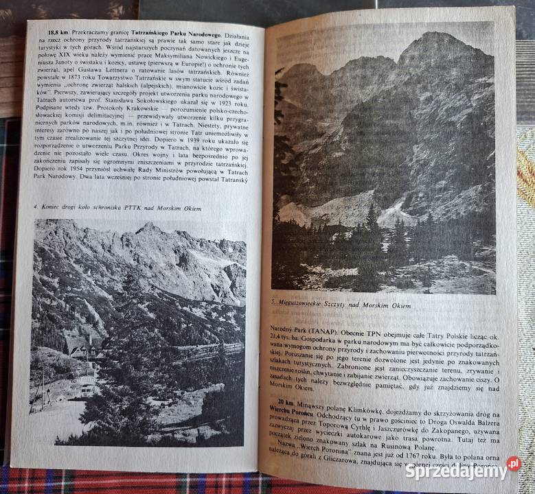Droga do Morskiego Oka Kasprowy Wierch i inne 5 Rok wydania 1988 Kraków