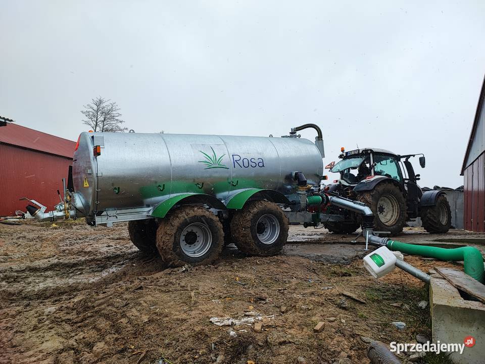 Wóz asenizacyjny ROSA 16R2 16000 litrów tandem Goliaty