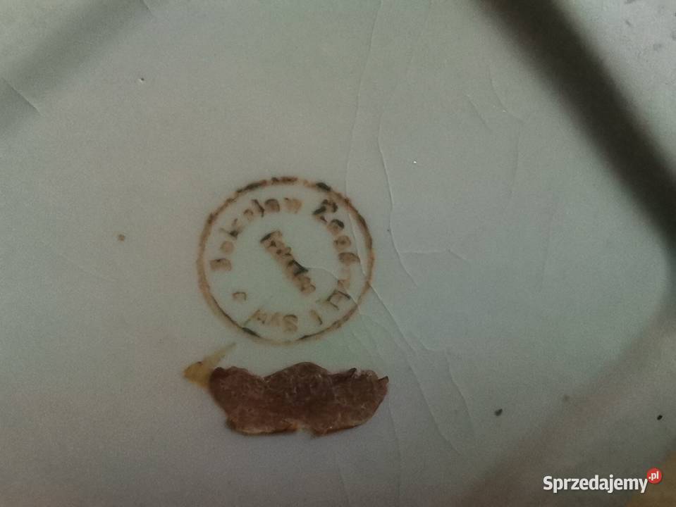 Stara figurka karafka Rybak porcelana Zagórski i Siemianowice Śląskie