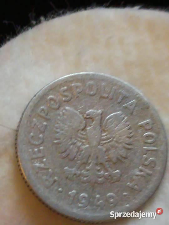 Sprzedam monetę 1 zloty 1949 lubelskie Chełm