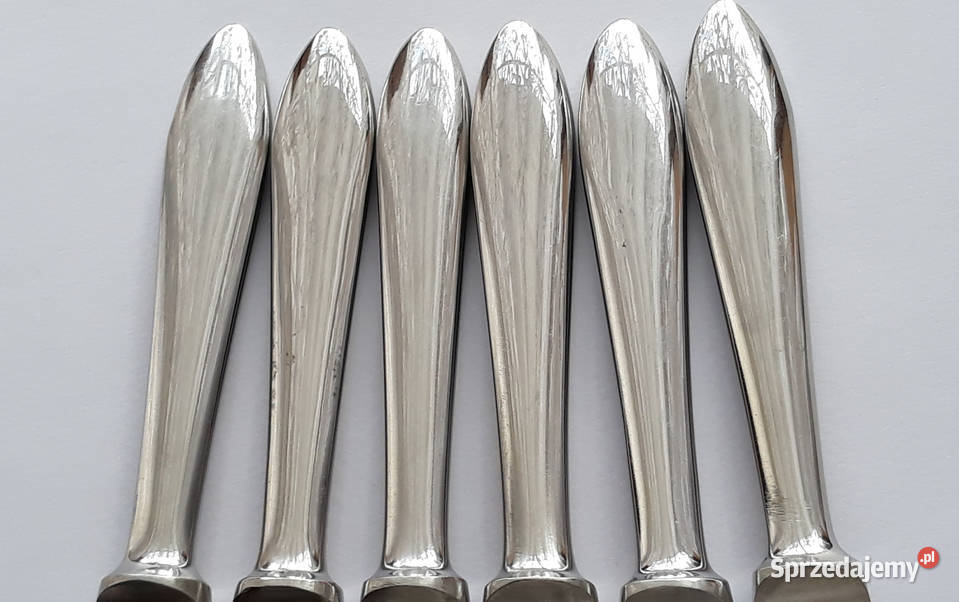 Noże obiadowe 1 KROPLA WODY Gerlach sztućce PRL Dąbrowa Górnicza sprzedam