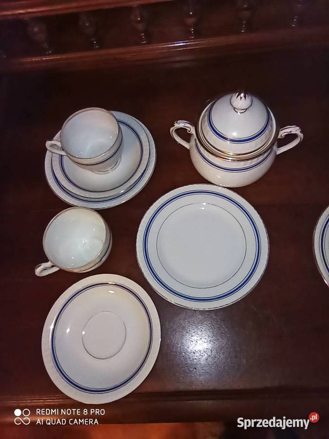 filiżanka z talerzykiem deserowym CT Tielsch Gdańsk sprzedam