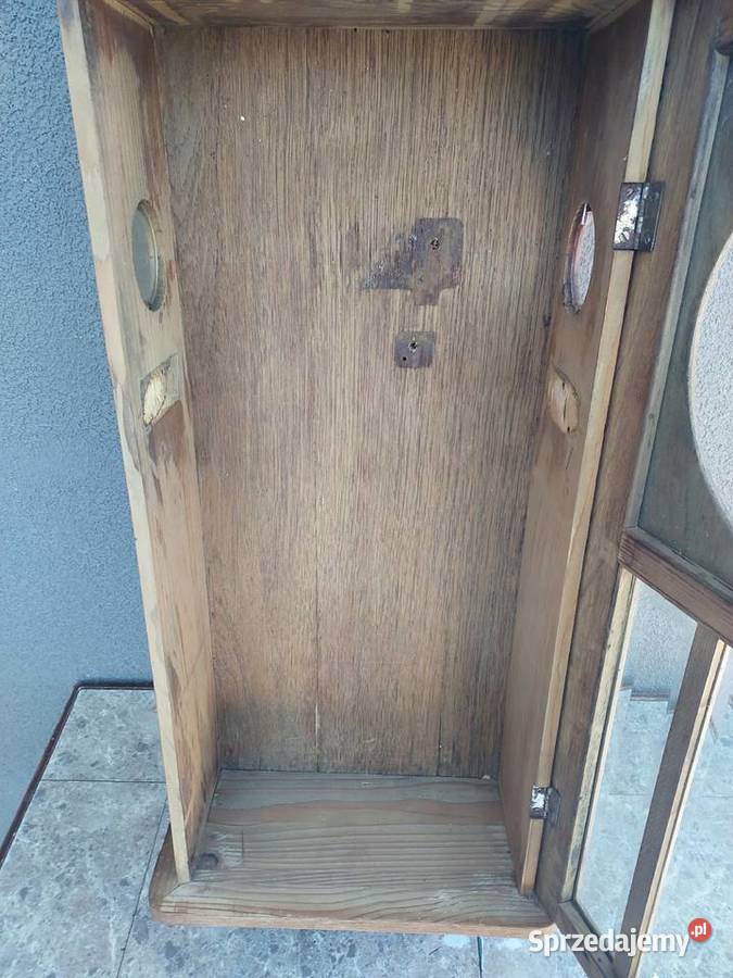 S125 Skrzynia obudowa starego zegara witrynka pomorskie