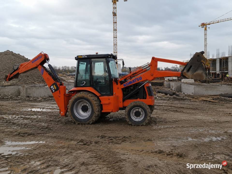 Koparko ładowarka Komatsu Rymanów