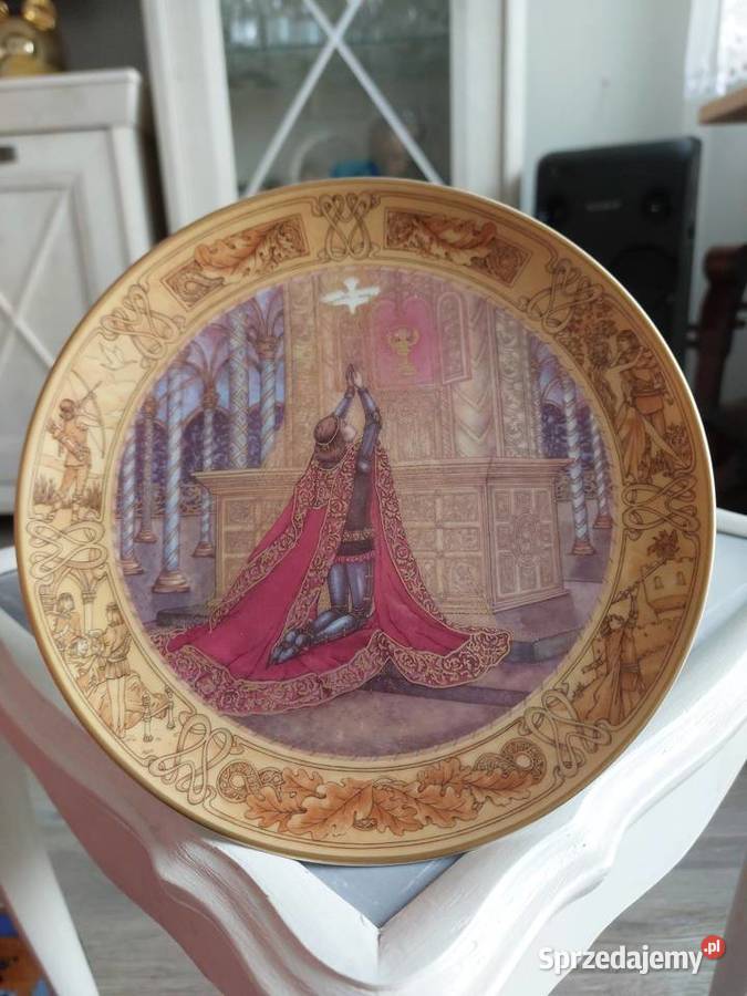 Talerz dekoracyjny Hutschenreuther Porcelana i szkło Wałbrzych