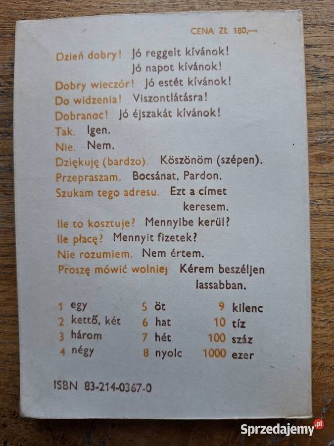 Mini rozmówki węgierskie Akos Engelmeyer Alina Kraków