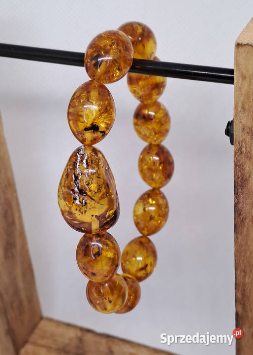 Bransoletka z bursztynu bursztyn bałtycki oliwka Warszawa