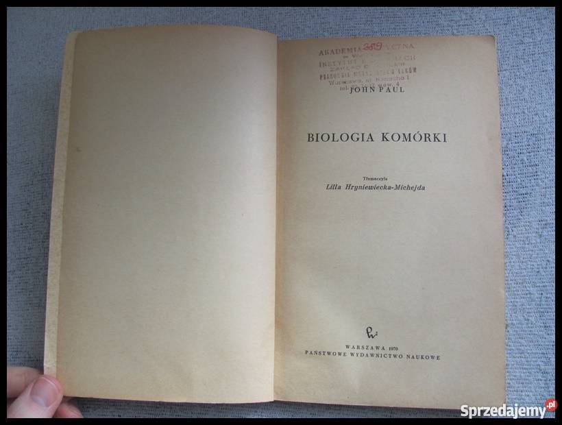 Podstawy biologii współczesnej Biologia komórki Płock sprzedam