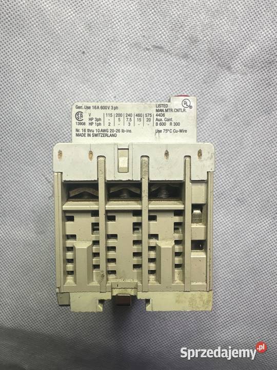Wyłączniki silnikowy firmy AB Allen Bradley Pozostałe Gliwice