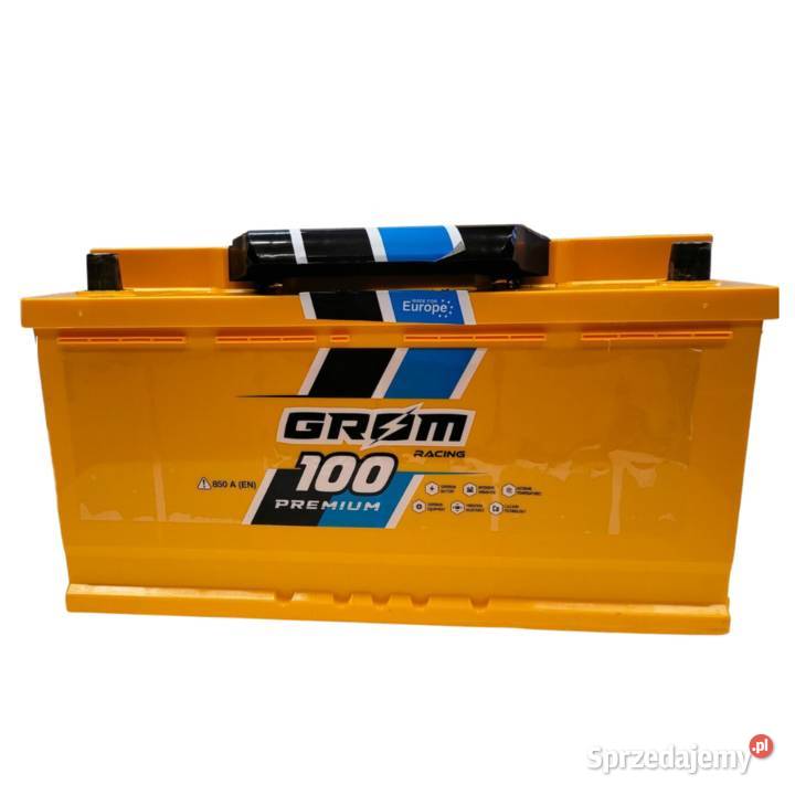 Akumulator Grom Racing 100Ah 850A EN Prawy Plus Gdańsk sprzedam