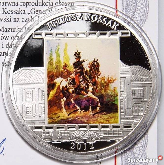 Nowa Moneta Medal Kossak Hymn Mazurek śląskie