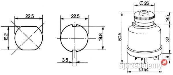 Stacyjka zapłonu 012 Cobo 14174000 Kamionna
