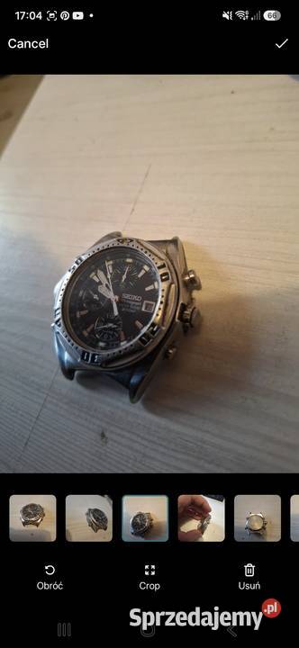 Zegarek seiko 7t62 bez bransoletki Głogówek