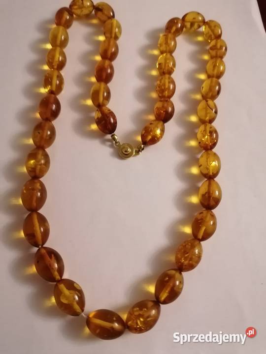 Naszyjnik Bursztyn Oliwki Naszyjniki Białystok