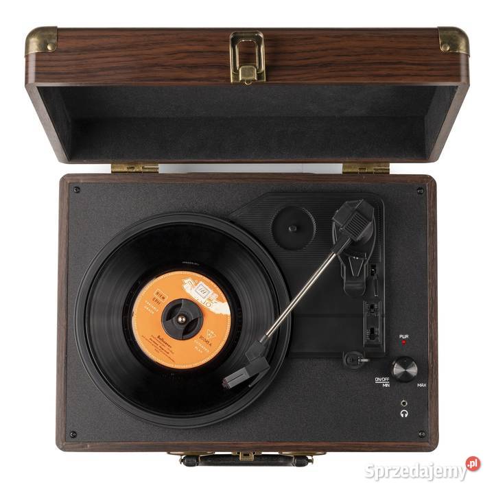 Gramofon Audizio RP114 w Walizce Głośniki AUX in Poznań sprzedam