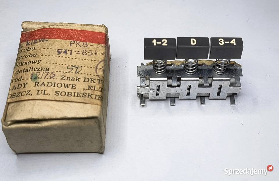 Przełącznik PK8301V Unitra ELTRA do ZK140 Gdańsk