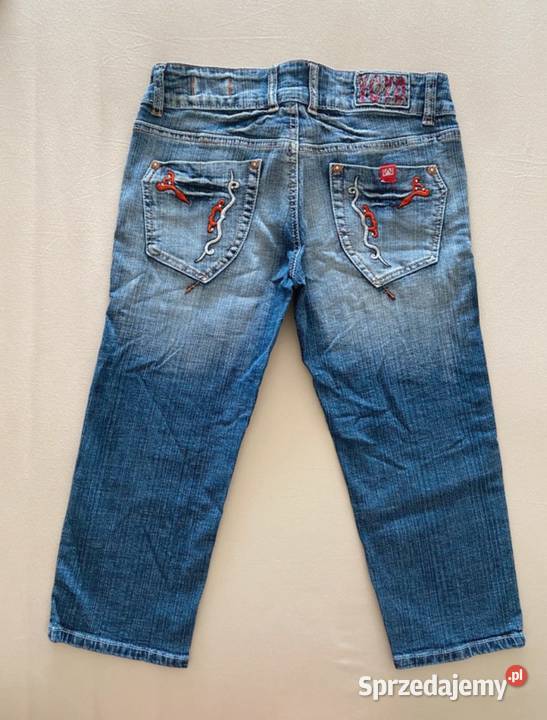 Spodenki 34 miss yoyo rybaczki vintage styl y2k Spodnie wielkopolskie Rogoźno