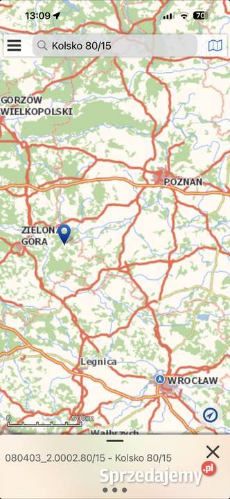 Działka drodze asfaltowej Sprzedaż Kolsko