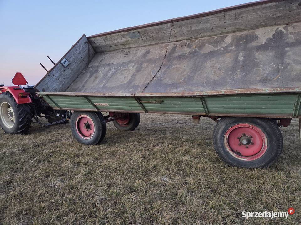 Przyczepa niemiecka wywrotka Rohr 8t śląskie Starokrzepice
