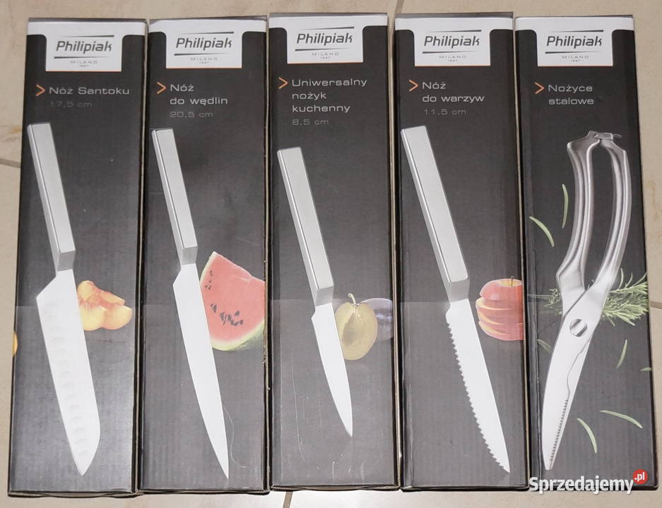 Komplet wielofunkcyjnych noży PHILIPIAK MILANO Akcesoria kuchenne Warszawa