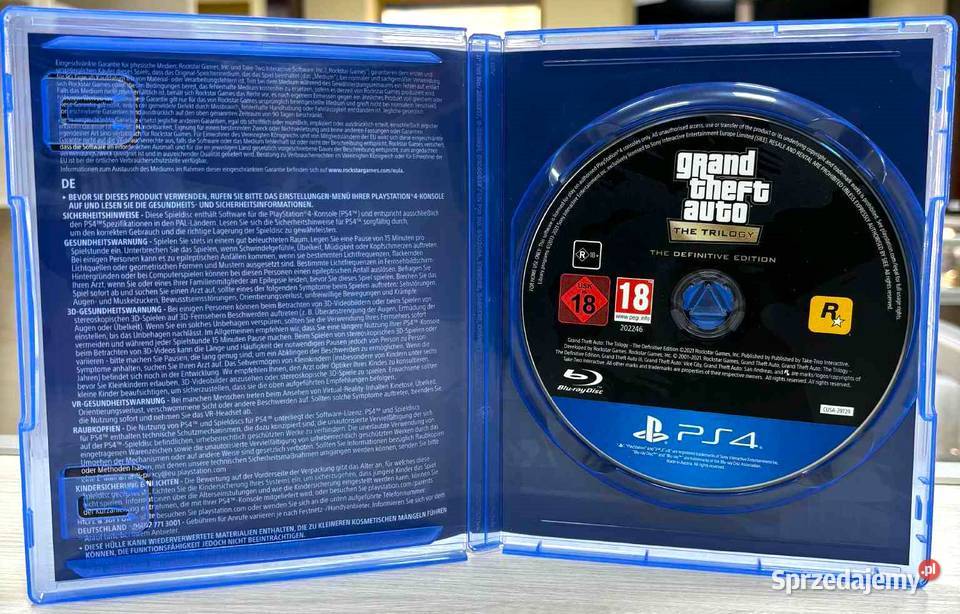 Gra 4 Grand Theft Auto The Trilogy Kultura i Rozrywka sprzedam