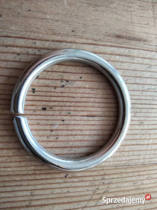 Kółko rymarskie metalowe srebrne 38304 mm Ostrów Wielkopolski sprzedam
