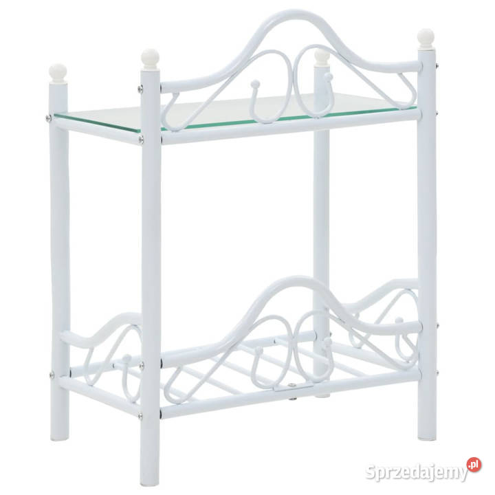 Stoliki nocne 2 stal i hartowane szkło 45x305x60 Warszawa sprzedam