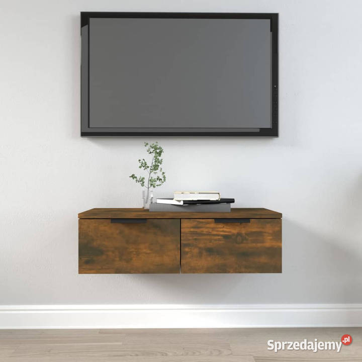 Szafka ścienna przydymiony dąb 68x30x20 WM817093 Warszawa