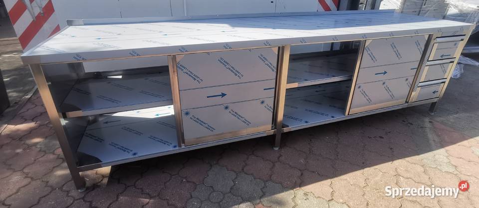 Stół gastronomiczny zabudowany 300x60x85 Słupia Kapitulna