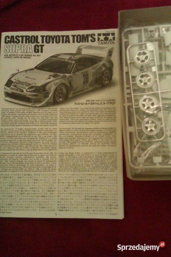Model tamiya Castrol Toyota Toms Supra GT mazowieckie Warszawa