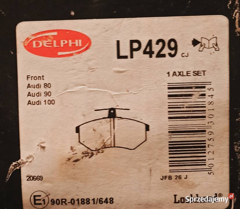 Klocki hamulcowe Delphi nowe Audi 80100 Kraków sprzedam