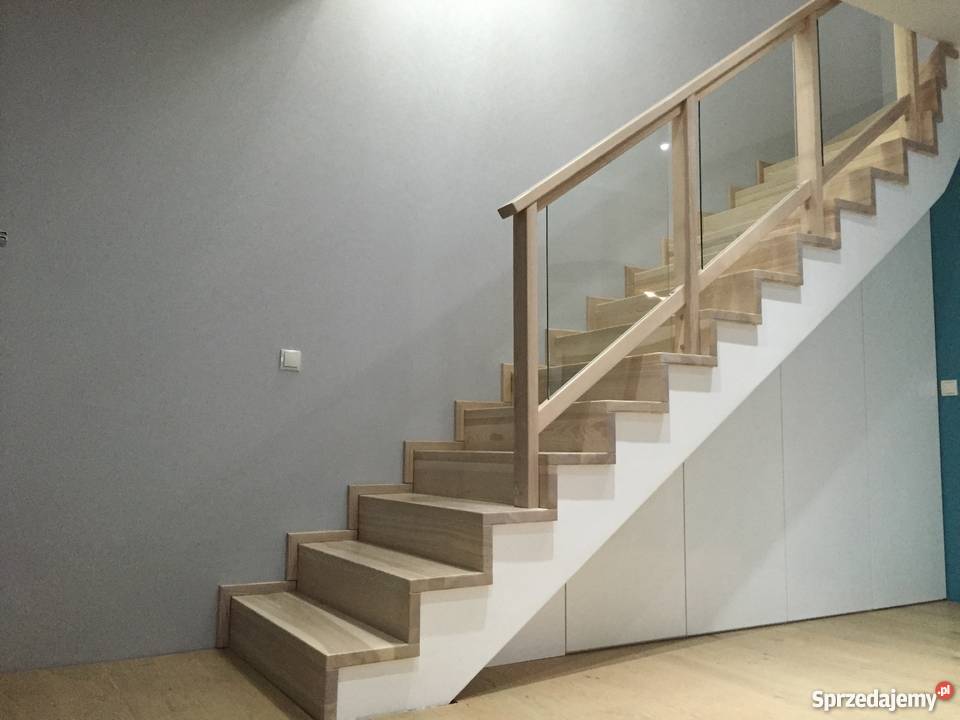 Balustrada drewniano szklana Jesion Pozostałe zachodniopomorskie Szczecin