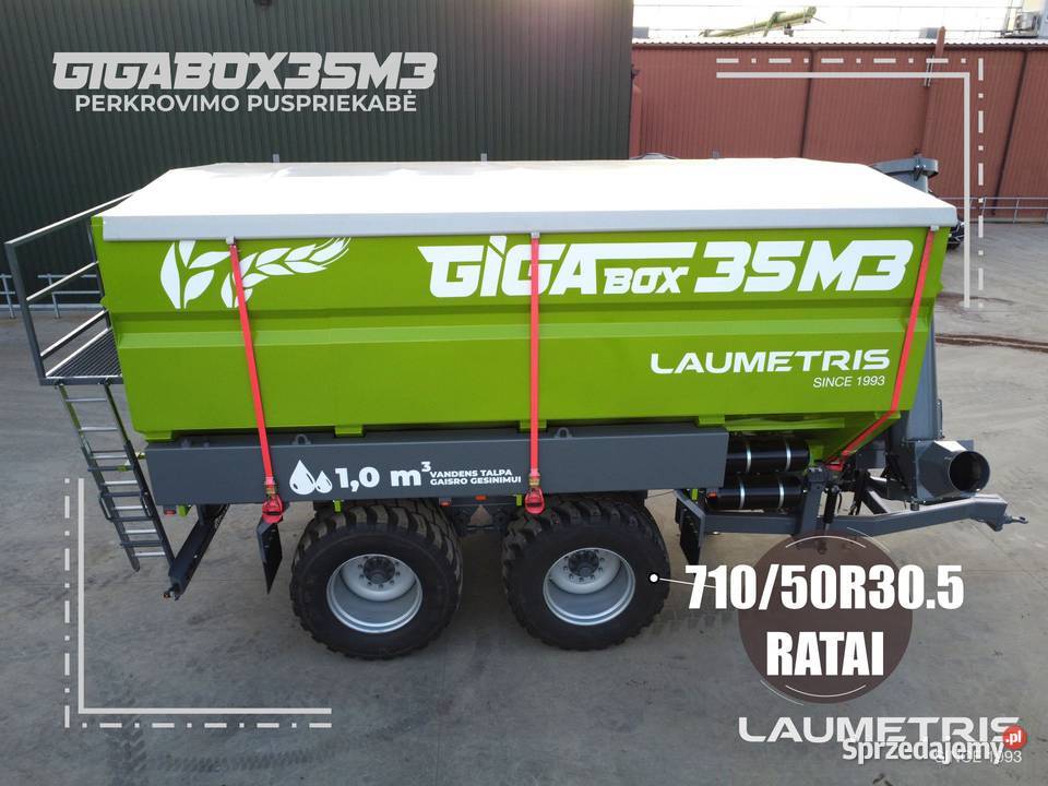 Laumetris Wóz przeładowczy GIGABOX 28 ton podlaskie Białystok