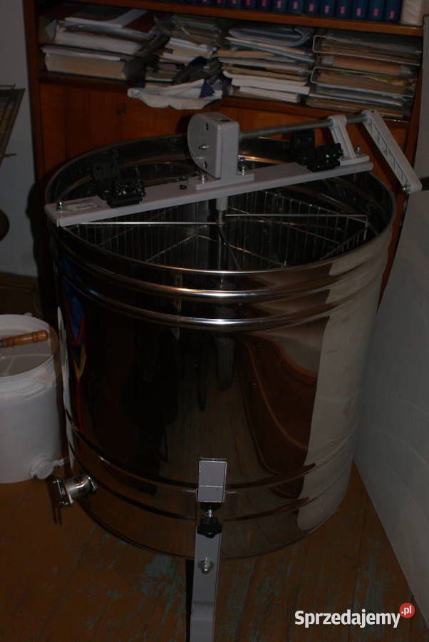 Wirówka do miodu miodarka ręczna 4 ramkowa Łysoń Pszczelarstwo Wawrzeńczyce sprzedam