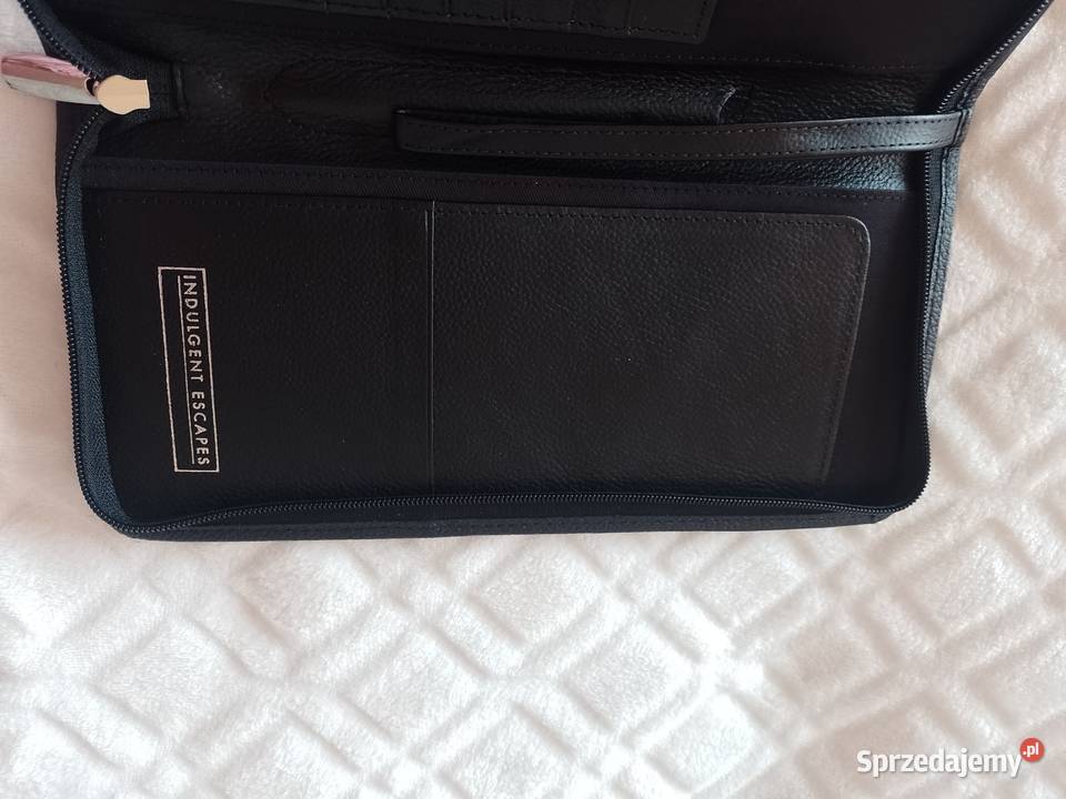 Genuine LeatherDuży skórzany Portfel na karty z Kraków