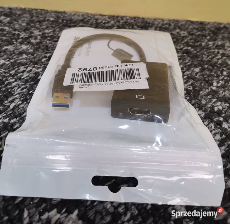 Konwerter Usb 30 do Hdmi Adapter Karta Graficzna Trzcianka sprzedam