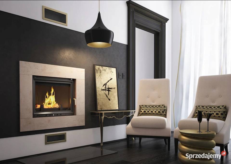 WKŁAD KOMINKOWY KOMINEK POWIETRZNY ANTEK 10KW Piece i kominki Radziszów sprzedam