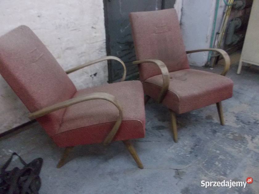 Stare fotel model 53 proj J Smidek śląskie Bielsko-Biała
