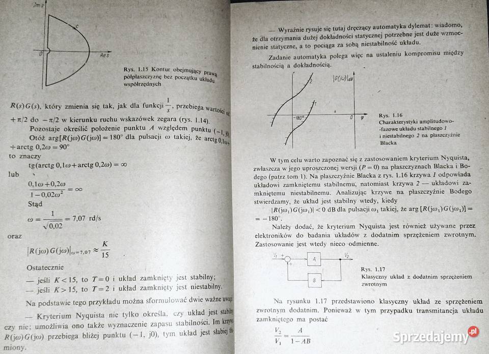 Automatykaukłady liniowe Sterowanie Tom 3 P Książki i Podręczniki Chełm
