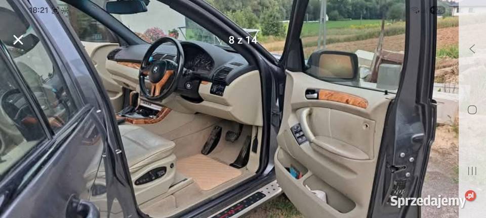 Bmw x5 e53 30d 2001r M57 184 nieuszkodzony Rzeżuśnia